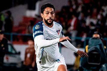 Pretell ingresó en el empate de LDU ante Deportivo Cuenca
