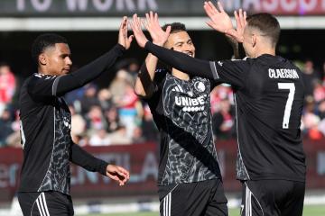 Marcos López fue titular en goleada de Copenhague