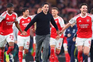 Arteta: “Muy orgulloso y muy feliz por toda la gente”