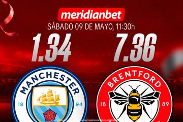 Manchester City vs. Brentford: ¡Juega en la Premier League y llega a La Cima del Fútbol con Meridianbet y Kashio!