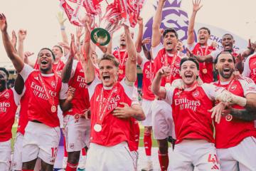 Arsenal cerró su temporada de campeón con una victoria ante Crystal Palace