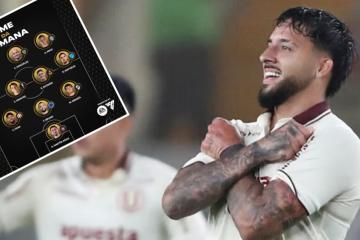 Caín Fara destacó en la Libertadores y se metió en el equipo ideal de la semana