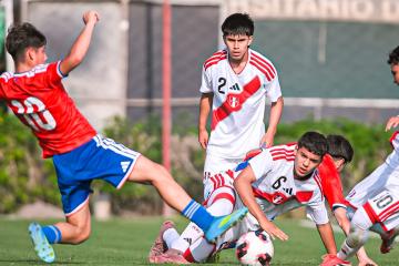 Selección peruana Sub 15 venció por 4-3 a Chile en amistoso