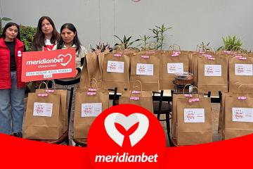 Meridianbet entrega kits de cuidado personal por el Día de la Madre en la Casa Hogar Jesús, María y José 