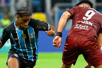Noriega no ingresó en empate de Gremio por la Sudamericana