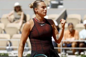 Sabalenka debutó con triunfo en Roland Garros