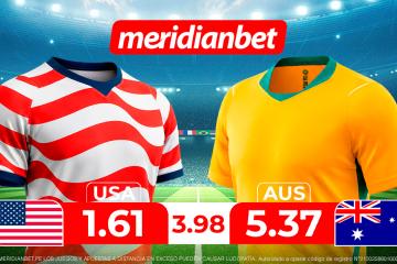 Estados Unidos vs Australia: ¡Juega en el Torneo mundial y llega a La Cima del Fútbol con Meridianbet y Kashio!