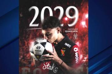 Aseguró a su '10': FBC Melgar extendió vínculo con Nicolás Quagliata hasta 2029