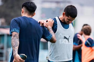 Cristal entrena a doble turno bajo las órdenes de Mosquera