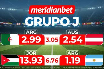 ¡Juega en la Fecha 3 del Grupo J del Torneo mundial y gana con la Mundo Mania de Meridianbet!