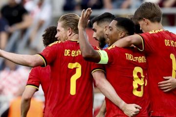 Bélgica derrotó a Croacia en partido amistoso