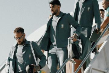 Selección brasileña llegó a Estados Unidos para el Mundial