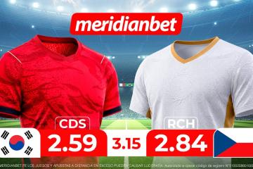 Corea del Sur vs República Checa: ¡Juega en la Copa Mundialista y llega a La Cima del Fútbol con Meridianbet y Kashio!