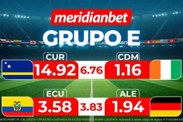 ¡Juega en la Fecha 3 del Grupo E del Torneo mundial y gana con la Mundo Mania de Meridianbet!