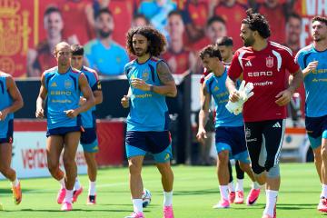 España tuvo su primer entrenamiento en Estados Unidos pensando en Perú