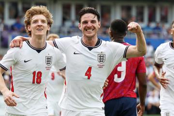 Llegarán finos: Inglaterra goleó 3-0 a Costa Rica antes del Mundial 2026