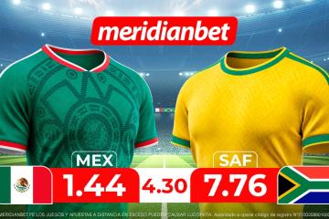 Mexico vs Sudafrica: ¡Juega en la Copa Mundialista y llega a La Cima del Fútbol con Meridianbet y Kashio!