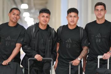 (FOTOS) Plantel de la Selección partió rumbo a Miami