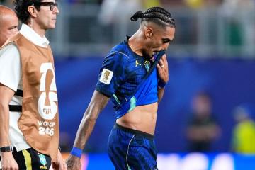 Brasil confirmó la lesión de Raphinha