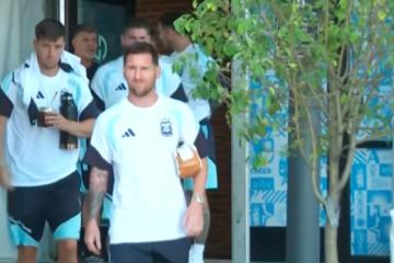 Argentina se entrenó por primera vez en Kansas City
