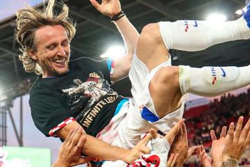 Luka Modric alcanzó los 200 partidos con Croacia y agrandó su leyenda