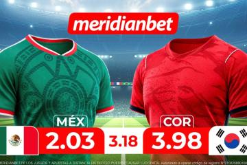 Mexico vs Corea del Sur: ¡Juega en el Torneo mundial y llega a La Cima del Fútbol con Meridianbet y Kashio!
