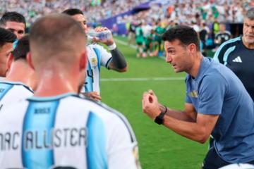 Scaloni: "Lo que transmite Messi es increíble"