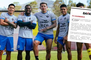 Safap se expresó por amenazas contra jugadores de FC Cajamarca