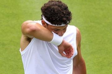 Primer golpe en Wimbledon: Shelton fue eliminado en primera ronda