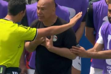 (VIDEO) ¡Con abrazo incluido! Kevin Ortega y el anecdótico momento que vivió con el DT de Egipto