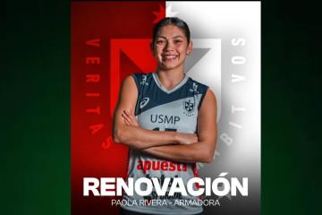Le pusieron candado a su armadora: U. San Martín renovó a la mexicana Paola Rivera