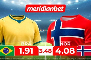 Brasil vs Noruega: ¡Juega en el Torneo de selecciones y gana con la Mundo Mania de Meridianbet!