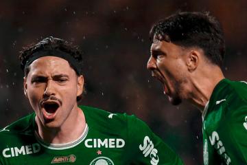 Palmeiras venció a Coritiba y mantiene su ventaja en el Brasileirao