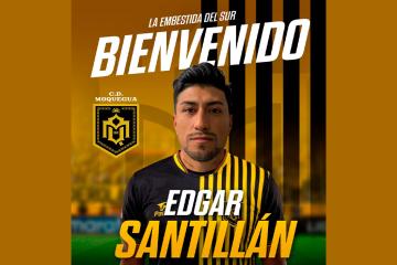 Deportivo Moquegua anunció la llegada de Edgar Santillán