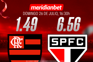 Flamengo vs. São Paulo: ¡Descarga la app de Meridianbet y gana una jugada gratis en el Brasileirao!