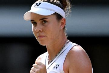 Noskova clasificó a la final de Wimbledon