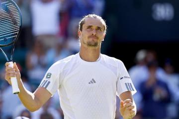 Zverev se metió por primera vez a 'semis' de Wimbledon