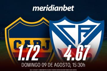 Boca Juniors vs. Vélez: ¡Descarga la app de Meridianbet y gana una jugada gratis!