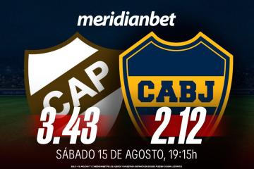 Platense vs Boca: ¡Descarga la app de Meridianbet y gana una jugada gratis!