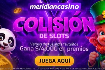 Colisión de Slots llega a Meridian Casino con giros gratis, bonos y premios JBL