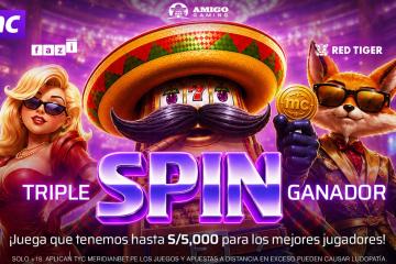 Triple Spin Ganador en Meridian Casino: S/5,000 en efectivo para los 15 mejores