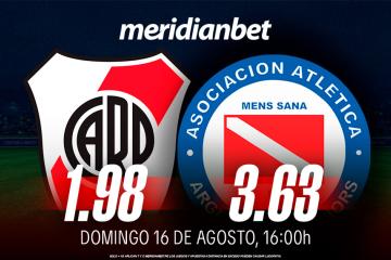 River vs Argentinos Juniors: ¡Descarga la app de Meridianbet y gana una jugada gratis!