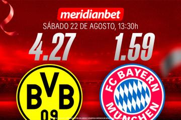 Dortmund vs Bayern: ¡Recomienda Meridianbet a un amigo y ganen juntos puntos de Misiones!
