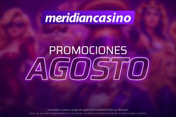 3 Torneos Premium y S/11,000 en efectivo para cerrar agosto en Meridian Casino