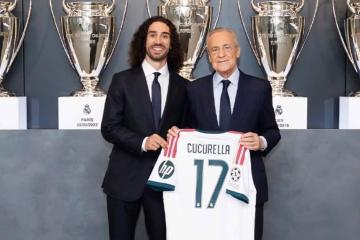 Marc Cucurella fue presentado como nuevo jugador del Real Madrid