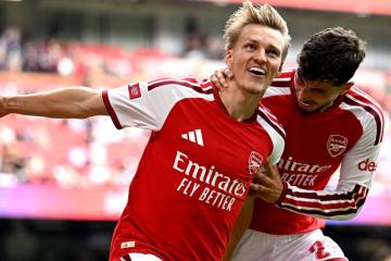Arsenal goleó al Manchester City y se quedó con la Community Shield