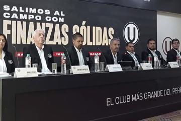 Franco Velazco presentó balance de su primer año de gestión al frente de Universitario