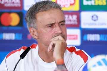 Luis Enrique: "No es fácil con solo unos días de entrenamiento"