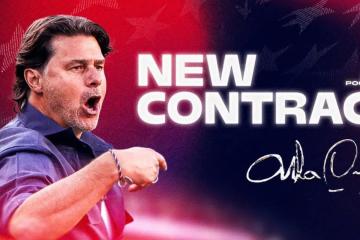 Pochettino seguirá al frente a Estados Unidos hasta el Mundial 2030