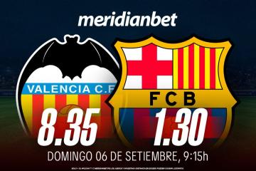 Valencia vs Barcelona: ¡Recomienda Meridianbet a un amigo y ganen juntos puntos de Misiones!